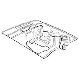 Sada pryžových hadic ostřikovače + rozdělovač 65-66