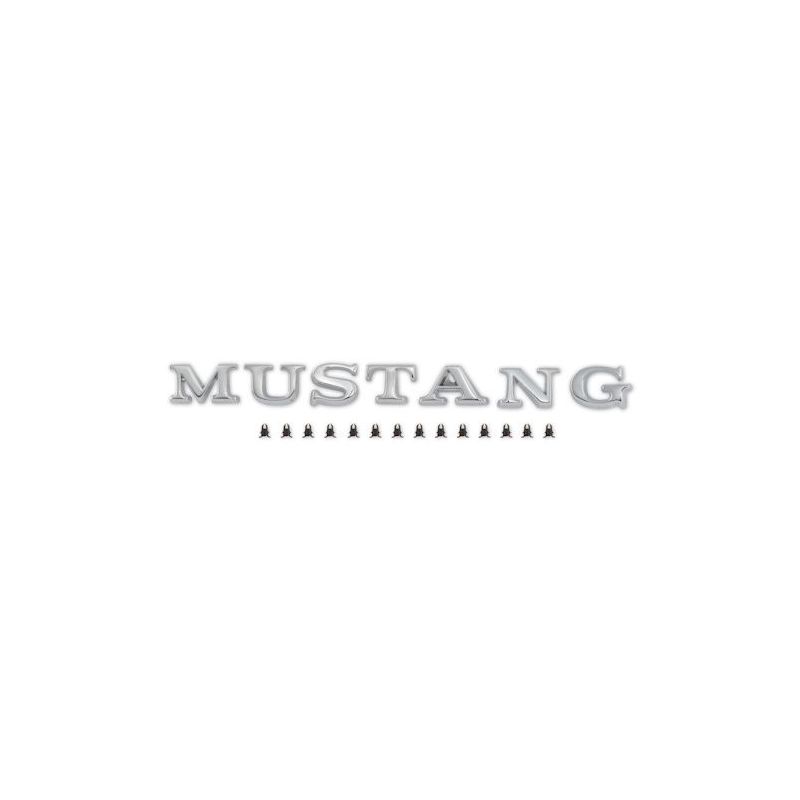 Emblém zadní kapoty nebo blatníku - lisovaná písmena 65-72