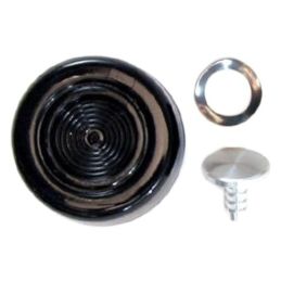 Knoflík kliky stahování okna s čepem, černý 68-73