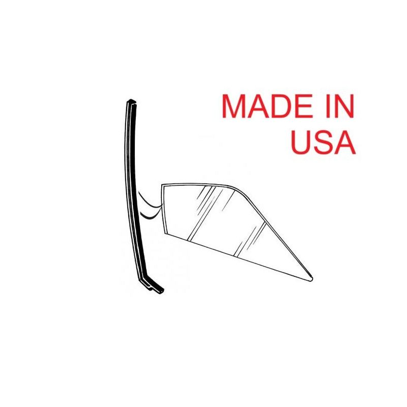 Svislé těsnění skla dveří, USA, FB RH 69-70