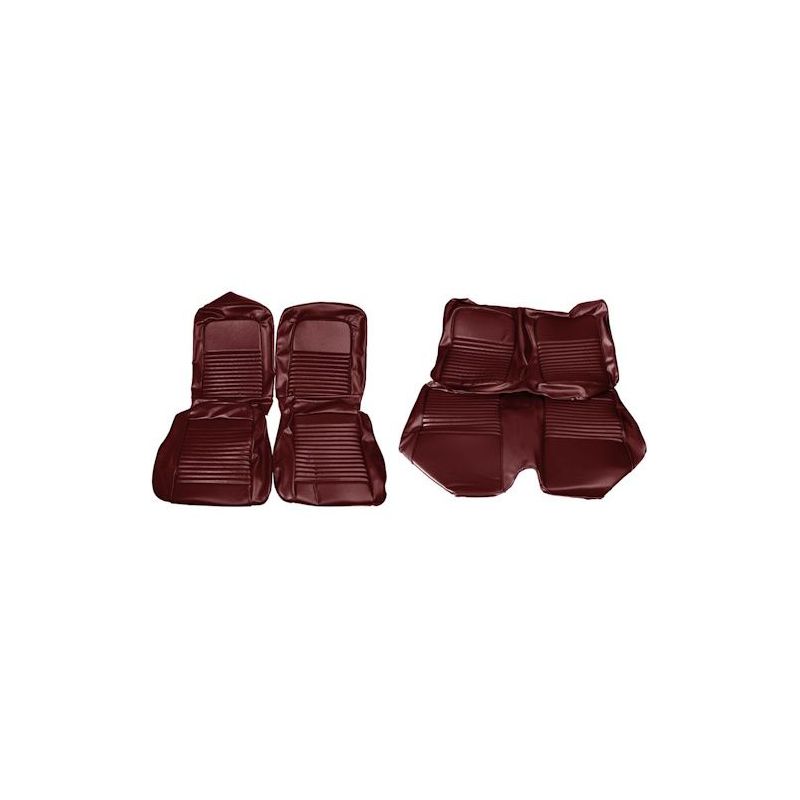 Potahy sedadel Fastback červené kompletní 67
