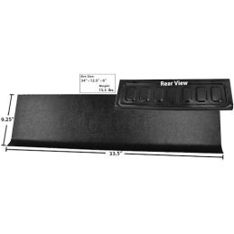 Přepážka za sklopnou lavicí zadního sedadla, fastback 65-66