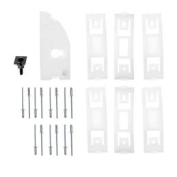 Montážní sada pro připevnění okrasné lišty prahu, levá 67-68