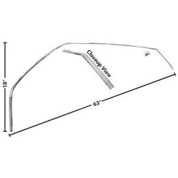 Levá okapnice Fastback 69-70