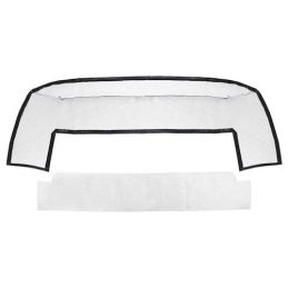 Pouzdro na střechu, kabrio, černé 64-66