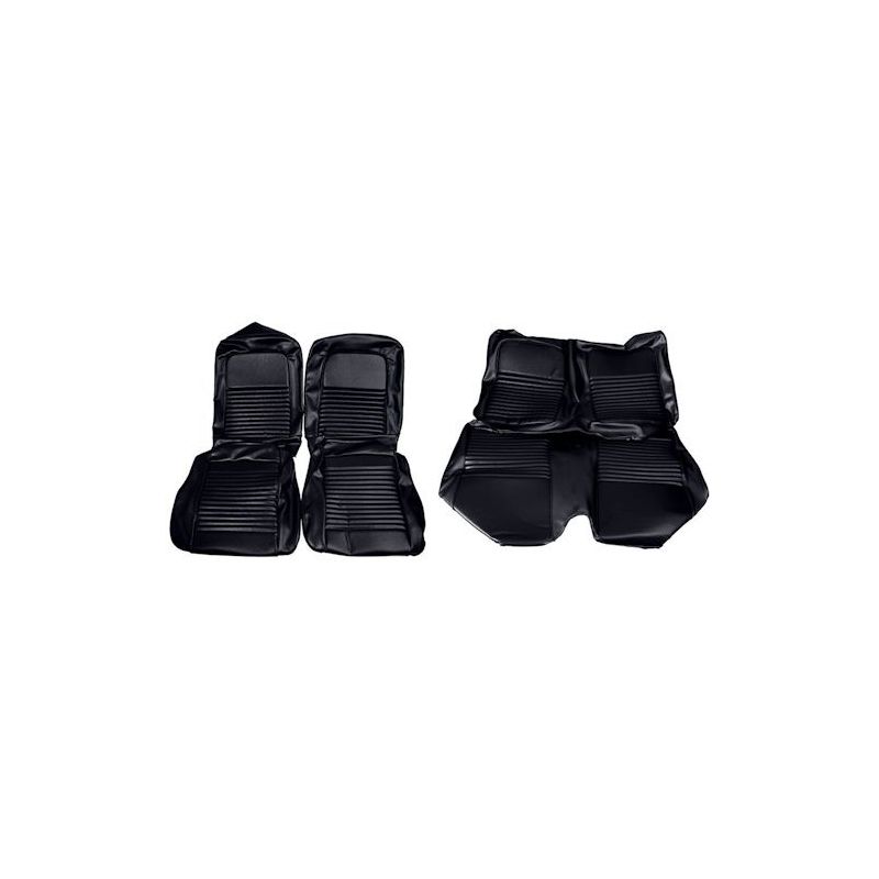 Potahy sedadel Cabrio černé kompletní 67