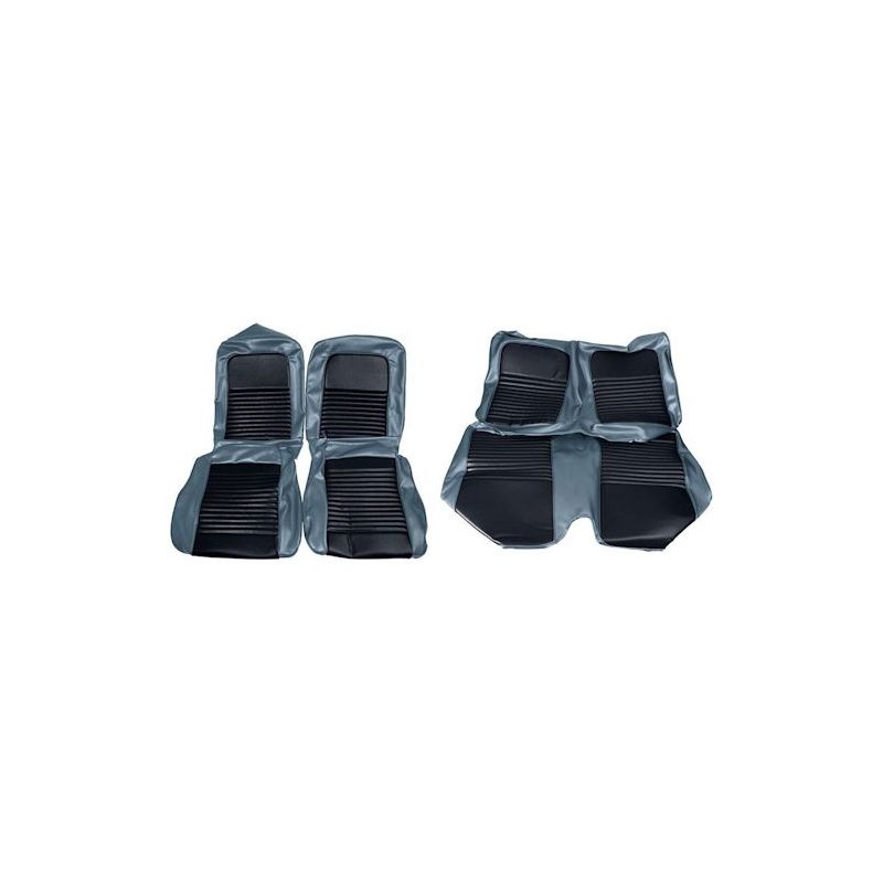 Potahy sedadel Cabrio modré kompletní 67