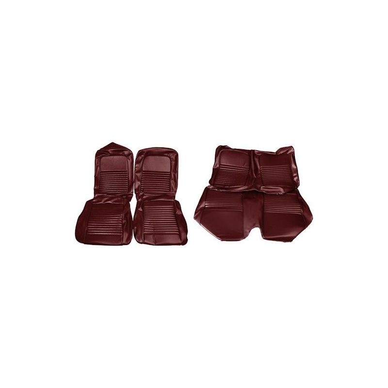 Sitzbezüge Coupé rot komplett 67