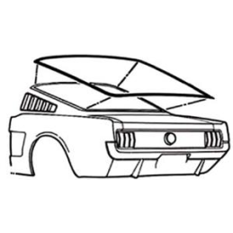 Sada těsnění Fastback 65-66