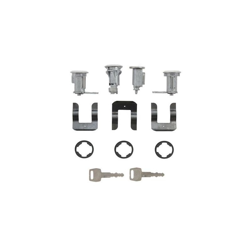 Sada vložek s klíčem - zapalování, dveře, kufr 67-69