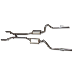 2,5" výfukový systém Magnaflow, nerezová ocel 64-70