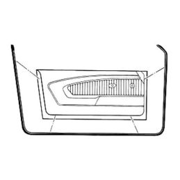 Těsnění dveří, pryž (pár) 69-70