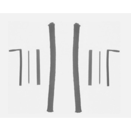 Sada těsnění klikové hřídele 67-70 390 427 428