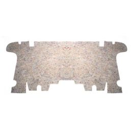 Zvuková izolační přepážka mezi zadním sedadlem a zavazadlovým prostorem 66-68