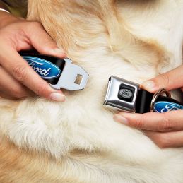 Obojek pro psa Ford s kovovým zapínáním | RUSTY-SHOP