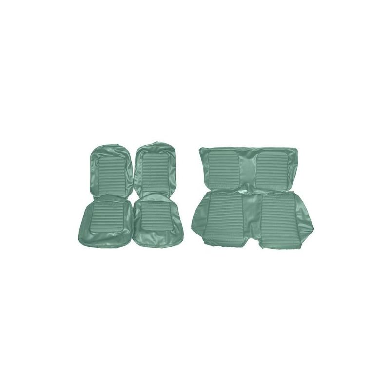 Potahy sedadel kupé tyrkysové kompletní 66