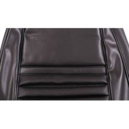 Potahy sedadel, komplet set - přední sedadla a zadní lavice, fastback, černé, standard 69