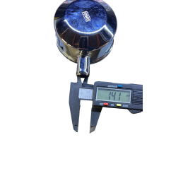 Olejové víčko s trubkou, chrom, push 64-73