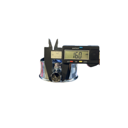 Olejové víčko s trubkou, chrom, push 64-73