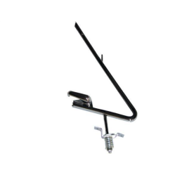 Trojúhelníkový okenní rám dveří s klikou bez skla, levý 68