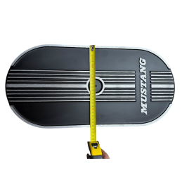 Oválný vzduchový filtr, logo MUSTANG 64-73