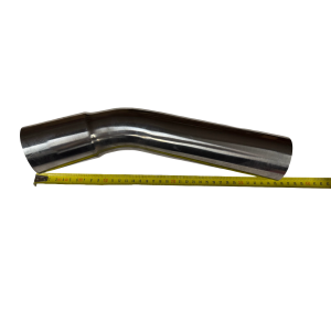 Nerezová, lomená 2" univerzální výfuková trubka, 36 cm