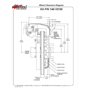 Zadní diskové brzdy Wilwood, konverze 65-73
