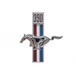 Levý emblém Mustang, 390cui...